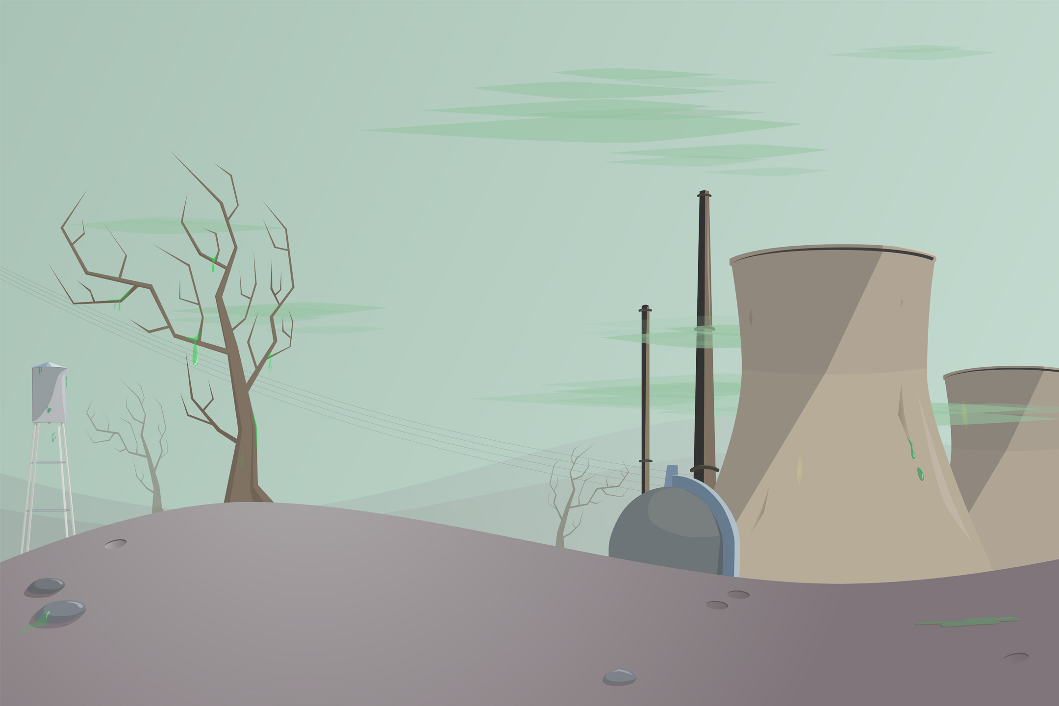 Level art — the wasteland